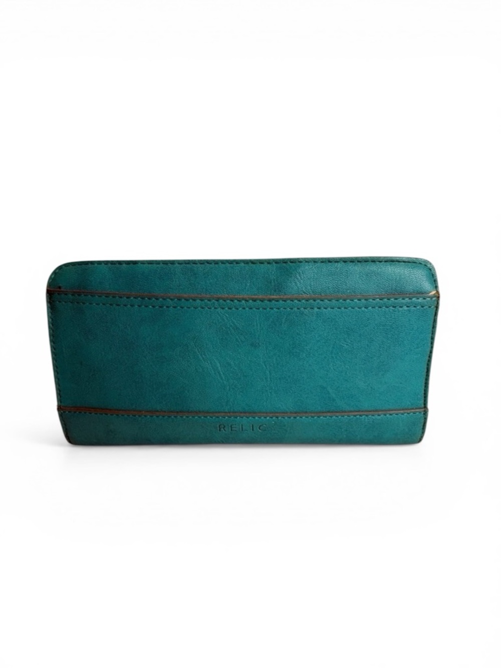 Relic Teal Long Zip Wallet